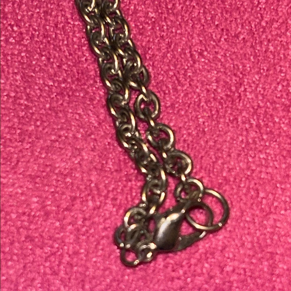 ⚡️Elegant Silver and Pink Gemstone Necklace
